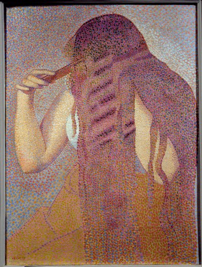 髪の毛です。アンリ・ドラクロワ・ディット・クロス（アンリ・エドモン・クロス）（1856-1910）の絵画 作： Henri Edmond Cross