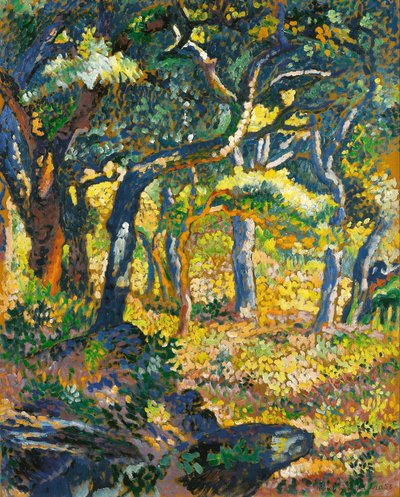 プロヴァンスでの清算（調査） 作： Henri Edmond Cross