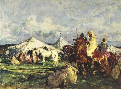 The Horsemen 作： Henri Emilien Rousseau