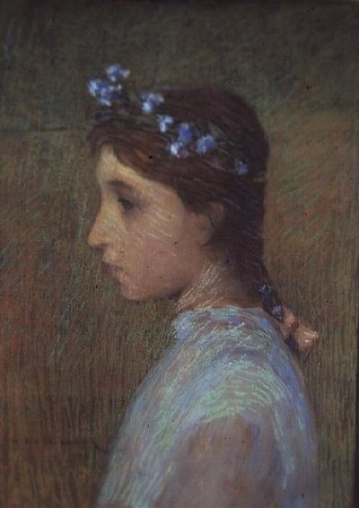 マルグリット・ル・シダネルの肖像 作： Henri Eugene Augustin Le Sidaner