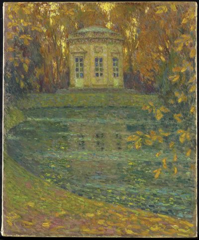 トリアノンのベルヴェデーレ、ベルサイユ、1915 作： Henri Eugene Augustin Le Sidaner