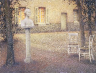 トワイライトの庭の胸像。 Crespusculeの庭のバスト 作： Henri Eugene Augustin Le Sidaner