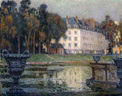 トワイライトのネプチューン噴水 作： Henri Eugene Augustin Le Sidaner
