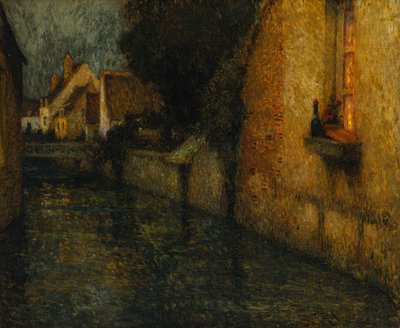 窓、ジゾー; Le Fenetre、ジゾー 作： Henri Eugene Augustin Le Sidaner