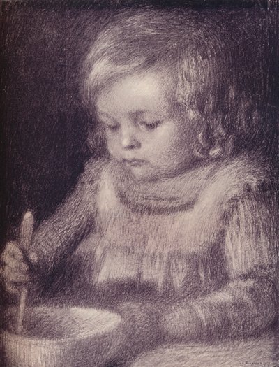 「子供」、1901-1902 作： Henri Eugene Le Sidaner