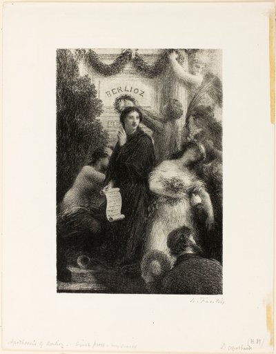 神格化 作： Henri Fantin-Latour