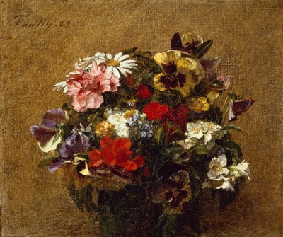 花束 作： Ignace Henri Jean Fantin Latour