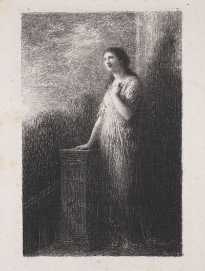 夜の打ち明け 作： Henri Fantin-Latour