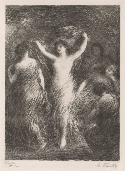 踊る 作： Henri Fantin-Latour