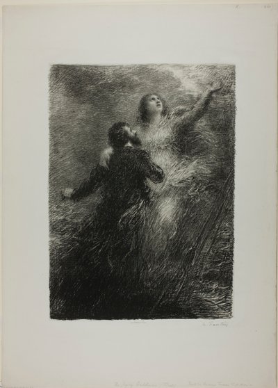 フライング・ダッチマンのフィナーレ、セカンドプレート 作： Henri Fantin-Latour