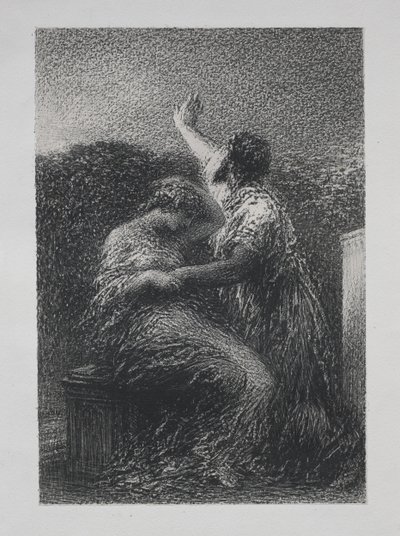魔術師バルタジャールとファティメ 作： Henri Fantin-Latour