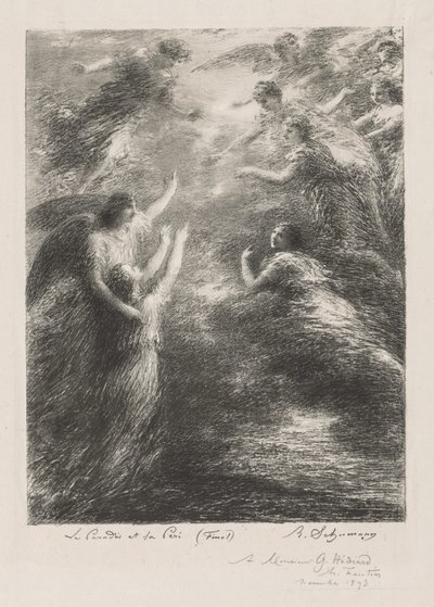 パラダイスとペリ 作： Henri Fantin Latour