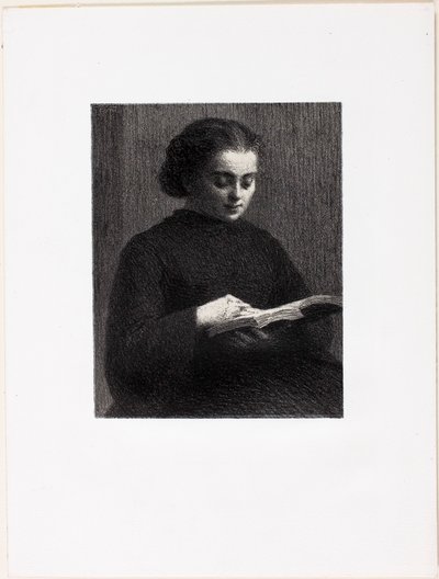 読む 作： Henri Fantin-Latour