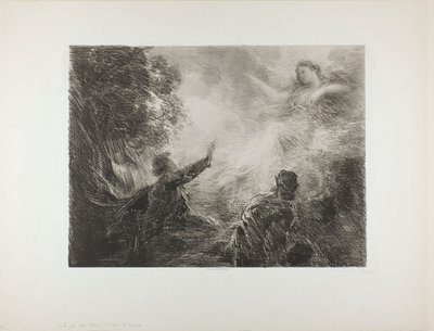 アルプスの妖精、一皿目 作： Henri Fantin-Latour