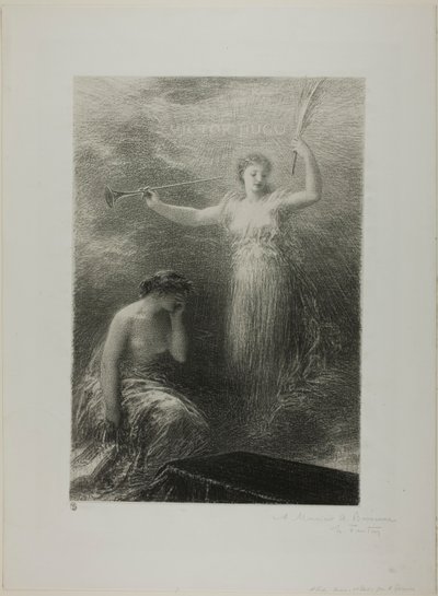 ヴィクトル・ユーゴーに 作： Henri Fantin-Latour