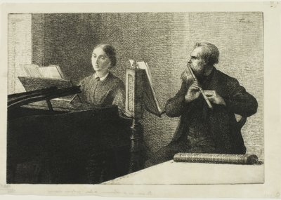 シューマンの小品 作： Ignace Henri Jean Fantin Latour