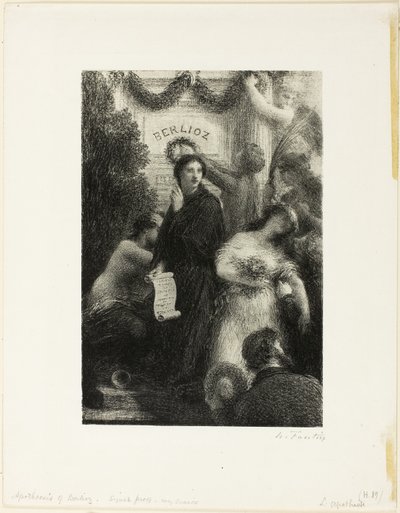 神格化 作： Ignace Henri Jean Fantin Latour