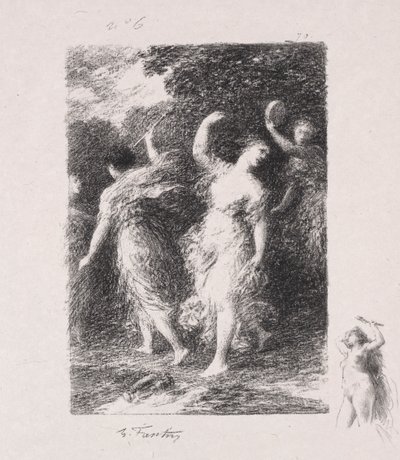 バッカス 作： Ignace Henri Jean Fantin Latour
