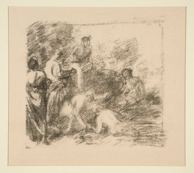 水浴者 作： Ignace Henri Jean Fantin Latour