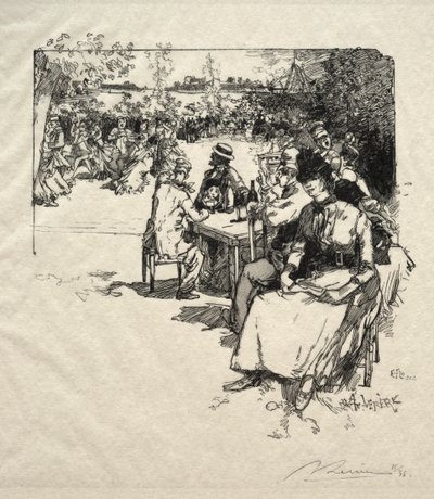 ボール アット ポワン デュ ジュール 作： Ignace Henri Jean Fantin Latour