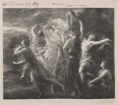 バレエ・デュ・トロワイヨン 作： Ignace Henri Jean Fantin Latour