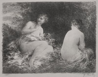 水浴者 作： Ignace Henri Jean Fantin Latour