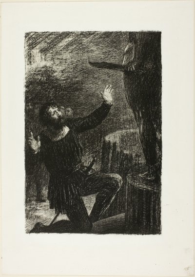 ベンヴェヌート・チェッリーニ、第3幕：ペルセウスの鋳造 作： Ignace Henri Jean Fantin Latour