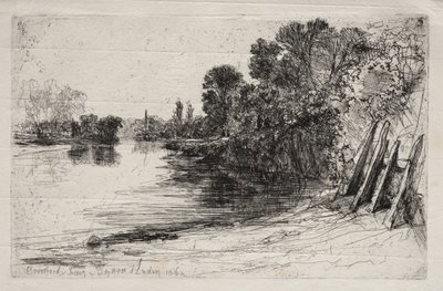 ブレントフォード フェリー 作： Ignace Henri Jean Fantin Latour