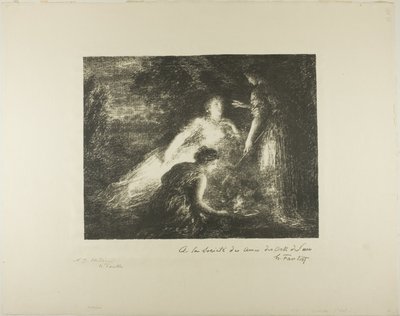 呪い 作： Ignace Henri Jean Fantin Latour