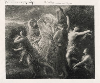トロイア人の踊り 作： Ignace Henri Jean Fantin Latour