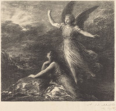 「楽園とペリ」よりデビュー（2皿目） 作： Ignace Henri Jean Fantin Latour