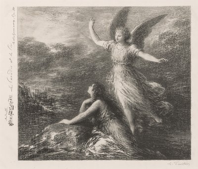 楽園とペリからデビュー（二皿目） 作： Ignace Henri Jean Fantin Latour