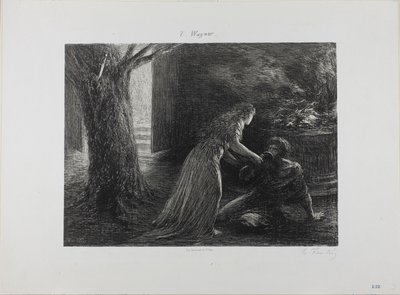 ヴァルキリーのデビュー 作： Ignace Henri Jean Fantin Latour