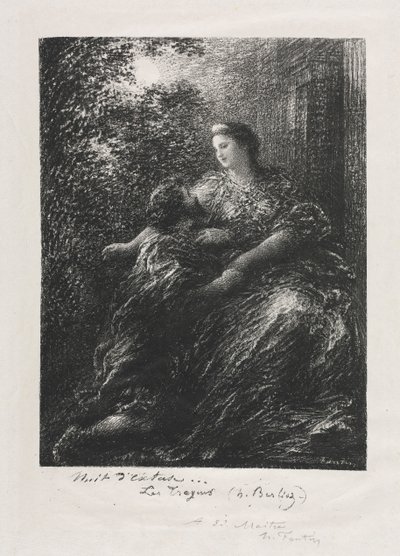 トロイア人のデュエット 作： Ignace Henri Jean Fantin Latour