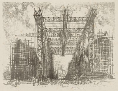 イギリスの戦争作品: ガントリー (商船所) 作： Ignace Henri Jean Fantin Latour