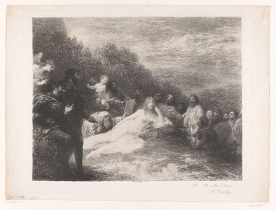 ファウストとメフィストはトロイのヘレネーに会う ヘレン 作： Ignace Henri Jean Fantin Latour