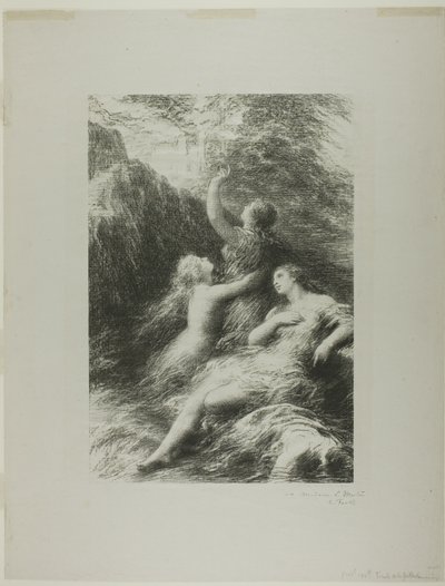 神々の黄昏のフィナーレ 作： Ignace Henri Jean Fantin Latour