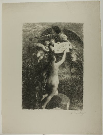 口絵：真実 作： Ignace Henri Jean Fantin Latour