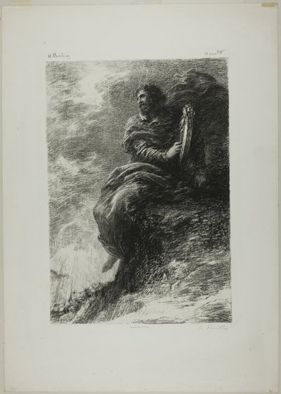ハロルド：山の中で 作： Ignace Henri Jean Fantin Latour