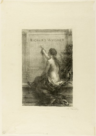 不死 作： Ignace Henri Jean Fantin Latour