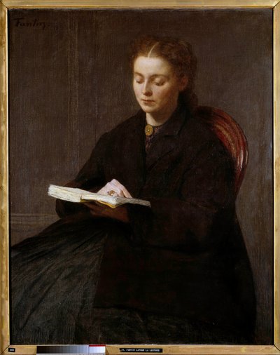 アンリ・ファンタン・ラトゥールの「読む絵画」（ファンタン・ラトゥール 作： Ignace Henri Jean Fantin Latour