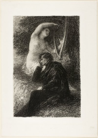 レリオ：エクトル・ベルリオーズよりエオリアン・ハープ 作： Ignace Henri Jean Fantin Latour