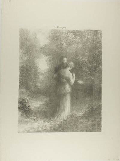 愛の詩、一皿目 作： Ignace Henri Jean Fantin Latour
