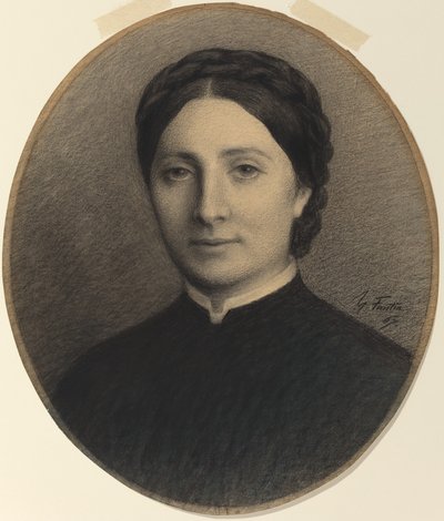 マダム・ディッテ、1867年。 作： Ignace Henri Jean Fantin Latour