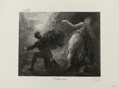 ロベルト・シューマン「マンフレッド」序曲より "マンフレッドとアスターテ（1848-49）" 作： Henri Fantin Latour