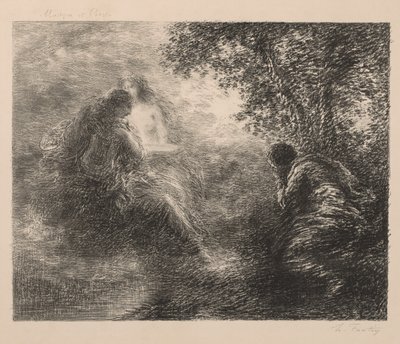 音楽と詩 作： Ignace Henri Jean Fantin Latour