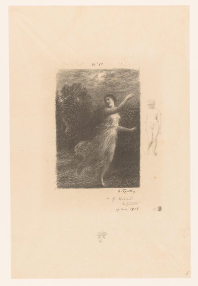 Nimf vlucht weg voor sater De nuit, la nymphe errante Bucoliques. Idylles et fragments d