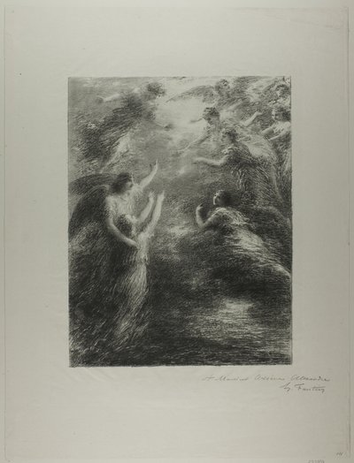 楽園とペリ: フィナーレ 作： Ignace Henri Jean Fantin Latour