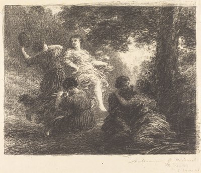 パストラル 作： Ignace Henri Jean Fantin Latour
