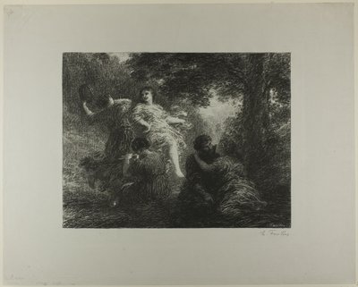 パストラル 作： Ignace Henri Jean Fantin Latour